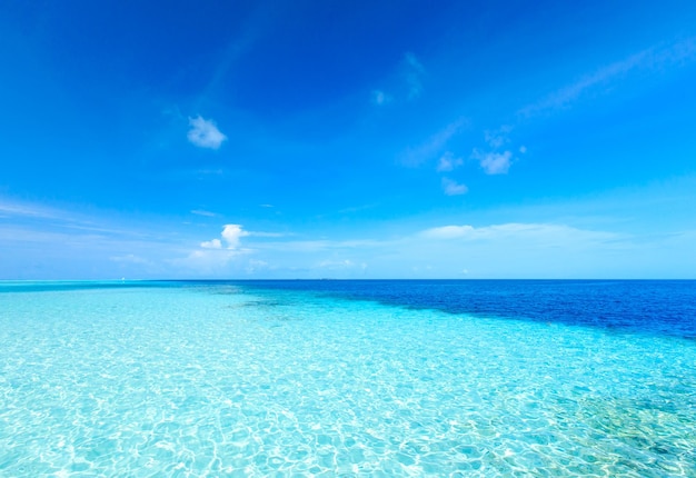 Tropical beach in Maldives