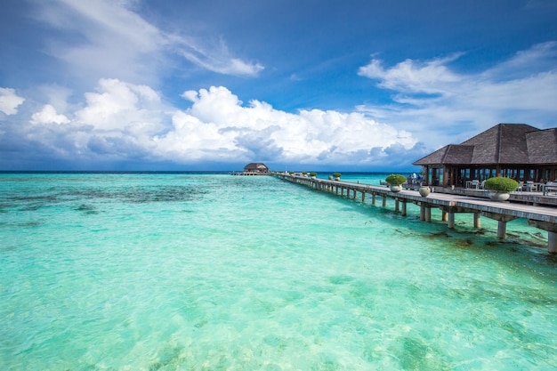 Tropical beach in Maldives