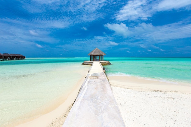 Tropical beach in Maldives