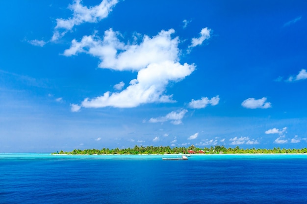 Tropical beach in Maldives