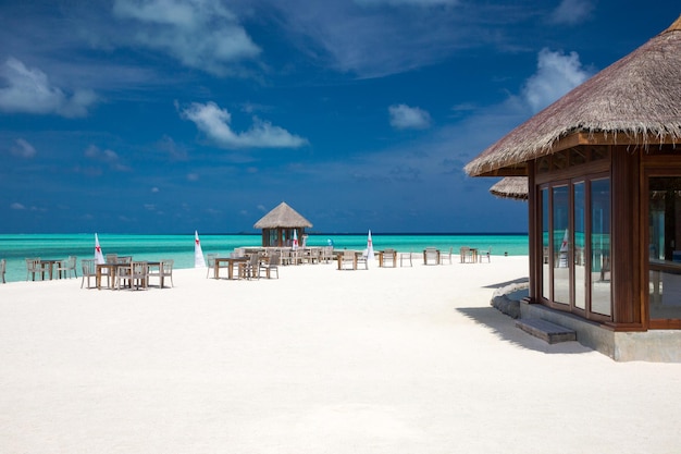 Tropical beach in Maldives