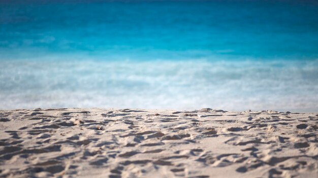 Photo tropical beach sea sand sky and summer day vacation concept