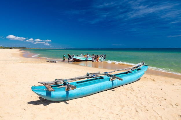 Tropical beach in Sri Lanka