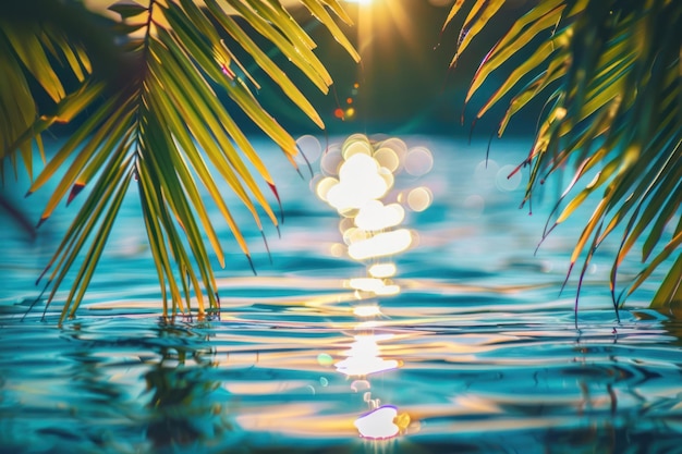 Photo tropical beach summer backgrounds reflection