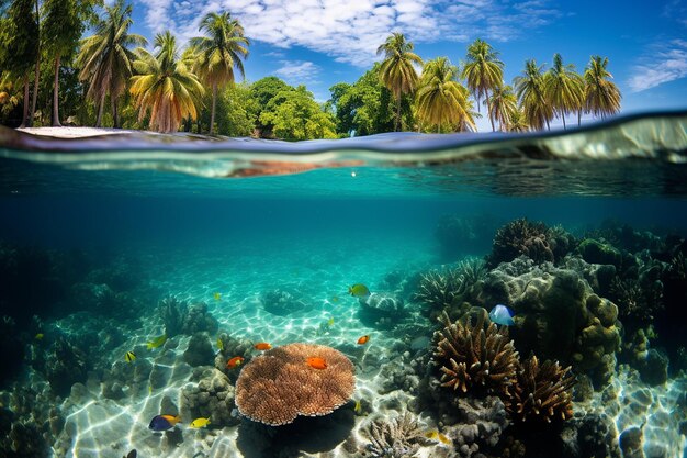 Tropical Beach with Aquatic Adventures