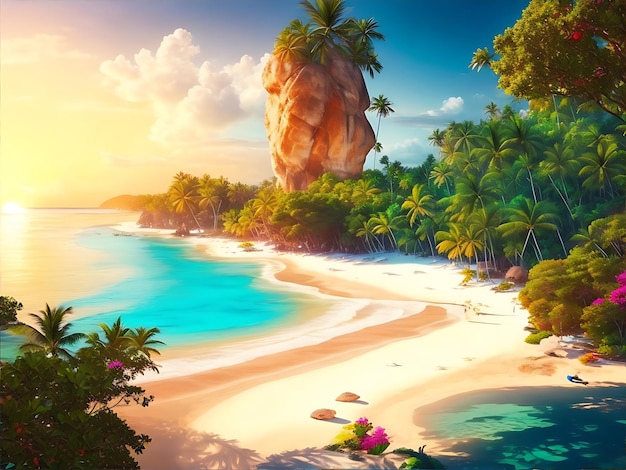 Tropical beach