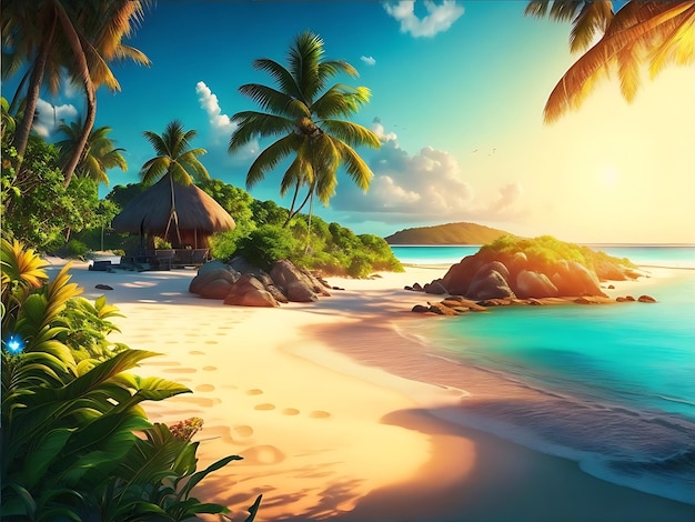 Tropical beach