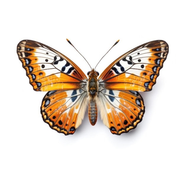 Tropical butterfly isolated Illustration AI GenerativexA