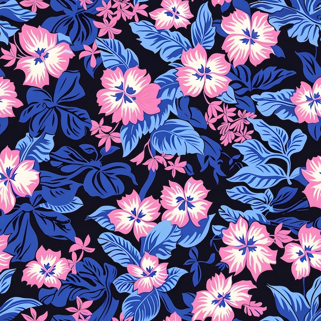 a tropical flower pattern vintage wallpaper flower