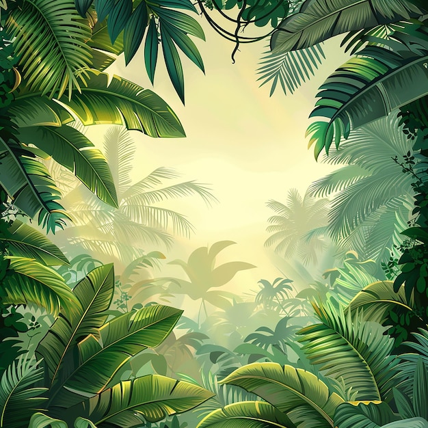 Tropical Foliage Background