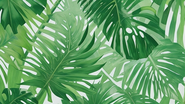 Tropical foliage background