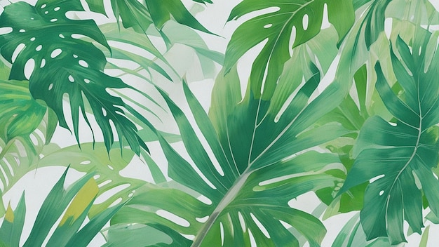 Tropical foliage background