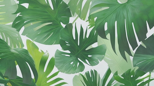 Tropical foliage background