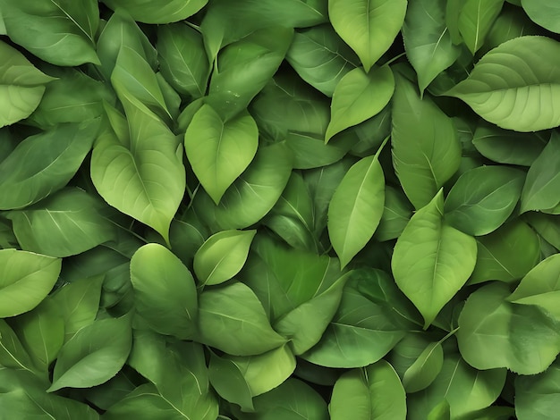 Tropical Green Leaves background wallpaper