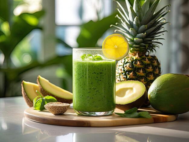 TROPICAL GREEN SMOOTHIE