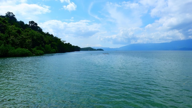 Tropical island by the sea