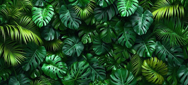 tropical leaves background HD 8K wallpaper Stock Photographic Image