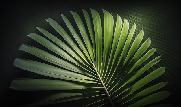 Tropical Palm Leaf Shadow Abstract Background in Soft Dreamy Tones