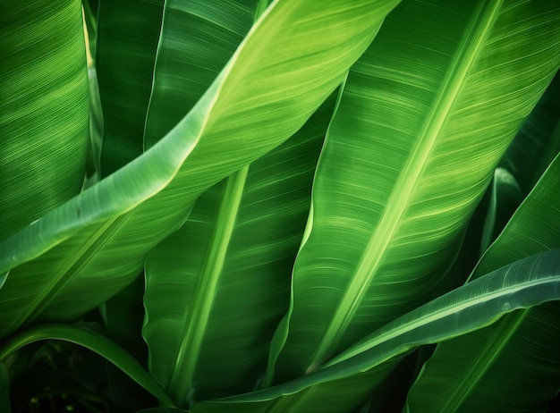 Tropical Palm Leaves Background Illustration AI GenerativexA