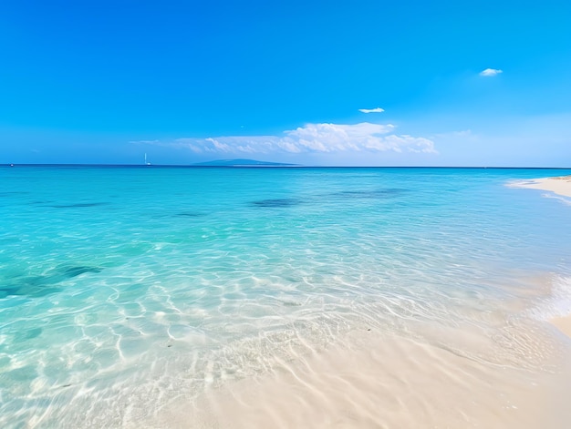 Tropical Paradise on an Island Beach