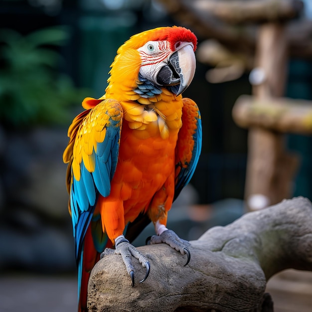 Tropical parrot Ai Generated