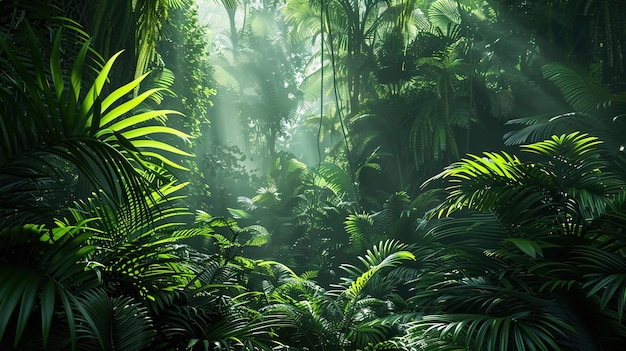 Photo tropical rainforest