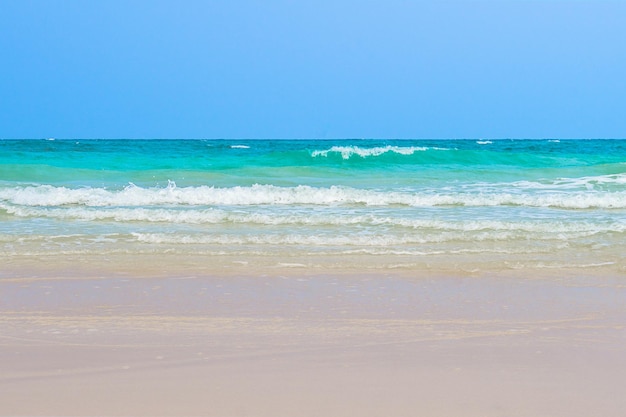 Tropical sea under the blue sky