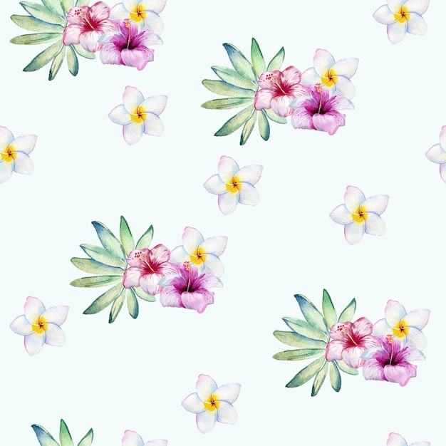 Tropical seamless pattern