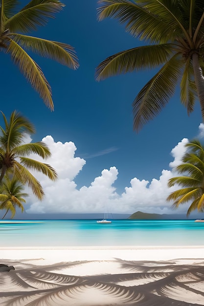 tropical summer beach