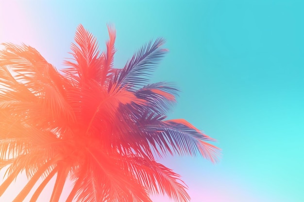 Tropical Summer Gradient Abstract Background