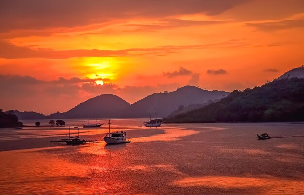 Tropical Sunset in Labuhan Bajo