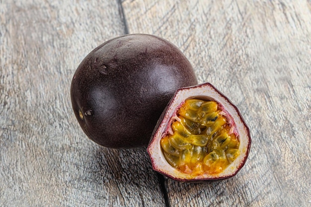 Tropical sweet and juicy passionfruit