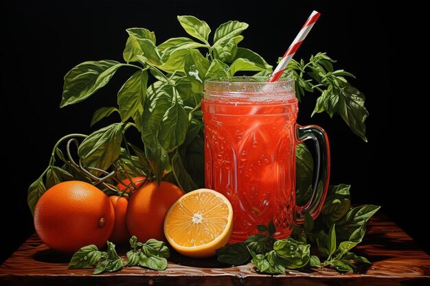 Tropical Tomato Refreshment Tomato juice image photography