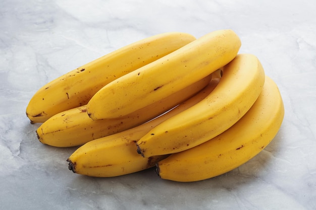 Tropical yellow banana fruit heap