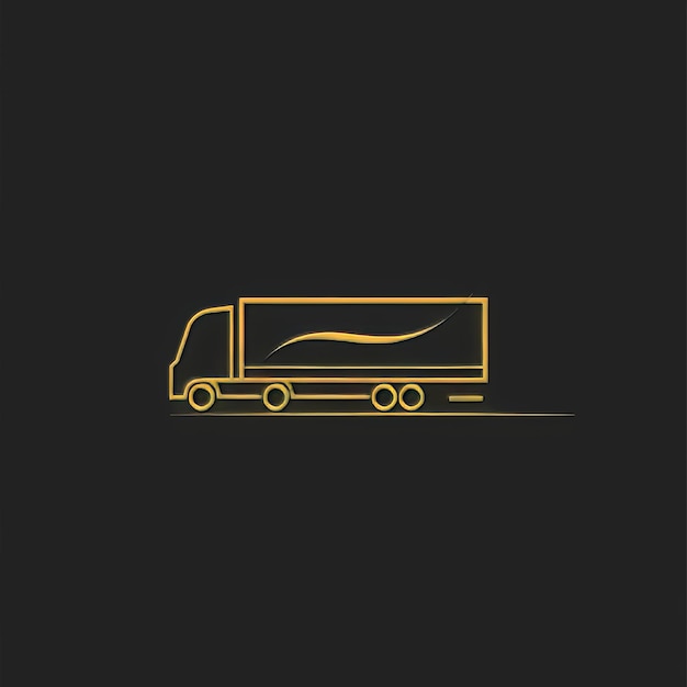 Truck icon Logistic and delivery symbol Vector illustration