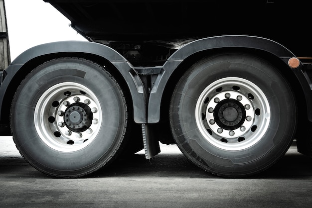 Truck Wheels Tires Industry Road Freight Truck Transportation