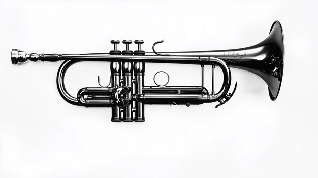 Photo a trumpet that has the word quot the word quot on it