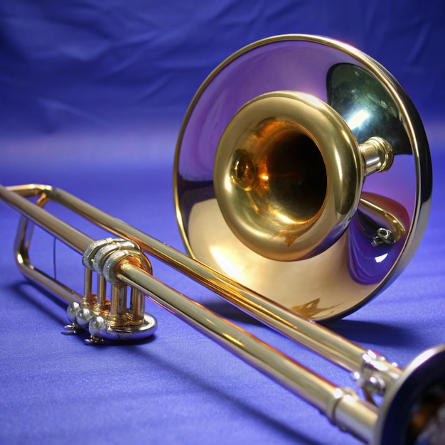 Photo a trumpet with the word quot the word quot on it