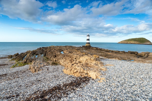 Trwyn Du lighthouse at Penmon Point