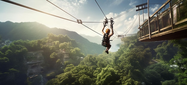 Try an adrenalinepumping activity together such as ziplining or rock climbing