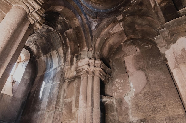 Tsakhat Kar monastery in Yerevan ceiling vault