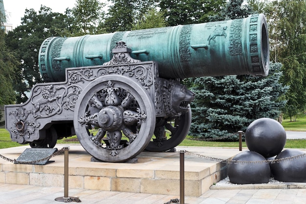 Tsar Cannon in Moscow Kremlin