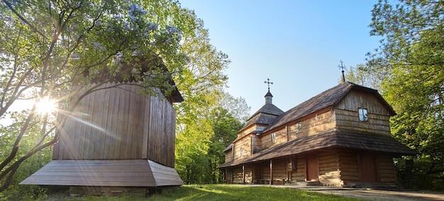 Tserkva of St Nicholas near Strilkiv Lviv region the Ukrainian Greek Catholic Church Very beautiful wellgroomed church