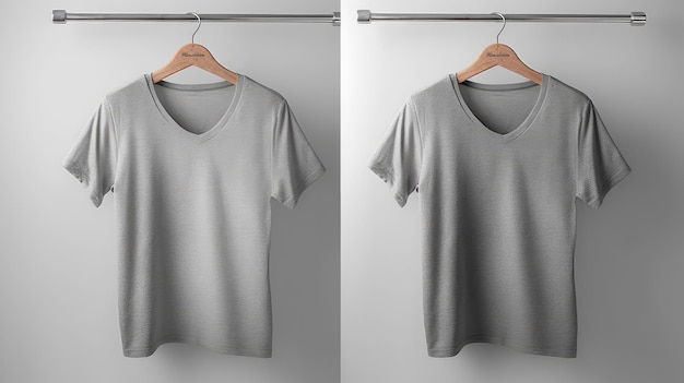 Tshirt back and front view Generative AI