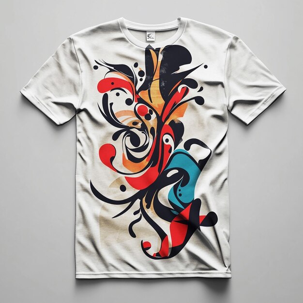 Photo tshirt design mockup