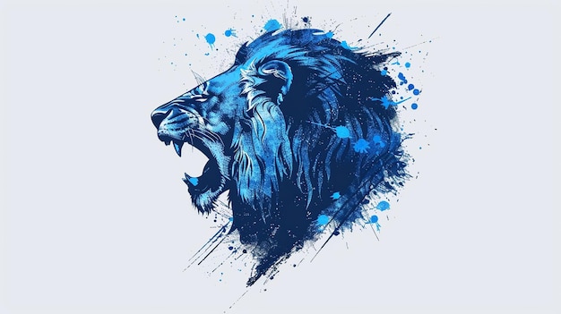 tshirt design Motown Museum detroit lions colors isolated minimalist Illustration