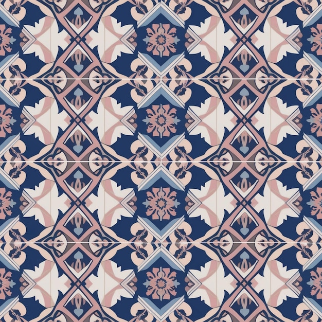 Tshirt fabric design patterns Mediterranean TileInspired Geometric Pattern