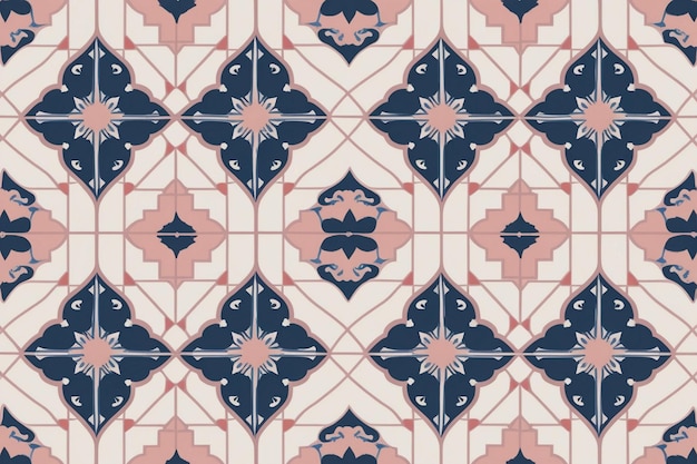 Tshirt fabric design patterns Mediterranean TileInspired Geometric Pattern