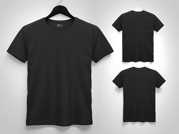 Tshirt front and back mockup