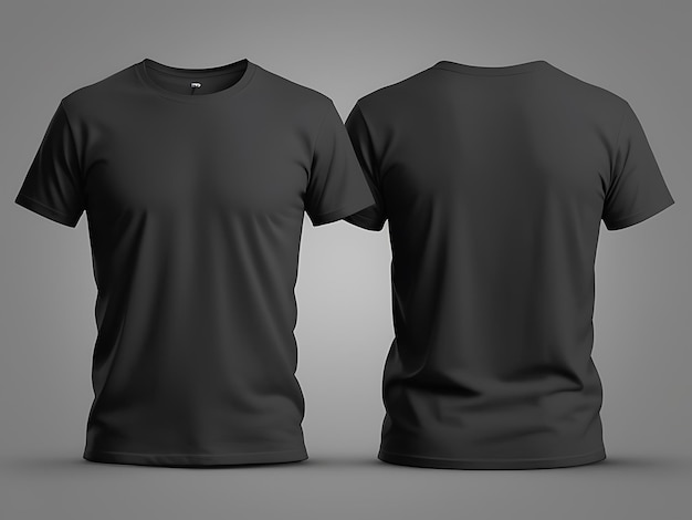 Tshirt front and back mockup